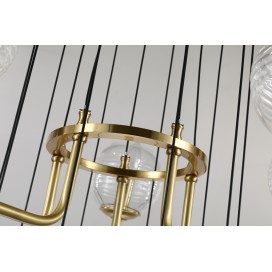 Fine Brass 15 (10+5) Light Two Tiers Chandelier