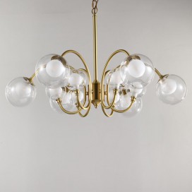 Fine Brass 12 Light Chandelier