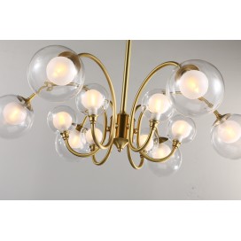 Fine Brass 12 Light Chandelier