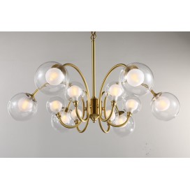 Fine Brass 12 Light Chandelier