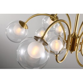 Fine Brass 12 Light Chandelier