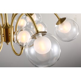 Fine Brass 12 Light Chandelier