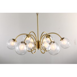 Fine Brass 12 Light Chandelier