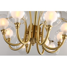 Fine Brass 16 (8+8) Light Chandelier