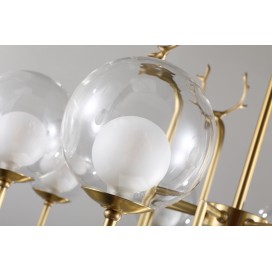 Fine Brass 8 Light Chandelier