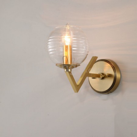 Fine Brass 1 Light Wall Sconce