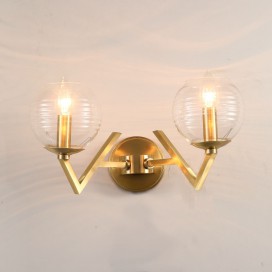 Fine Brass 2 Light Wall Sconce