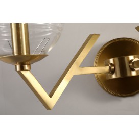 Fine Brass 2 Light Wall Sconce