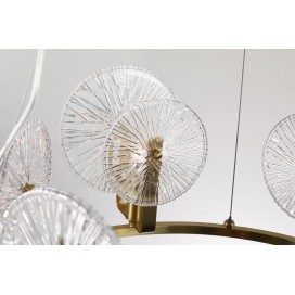 Fine Brass 6 Light Chandelier