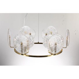 Fine Brass 6 Light Chandelier