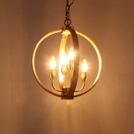 Fine Brass 4 Light Chandelier