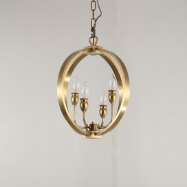 Fine Brass 4 Light Chandelier