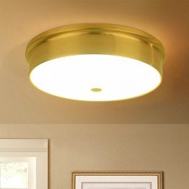 Fine Brass Flush Mount Ceiling Light