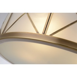 Fine Brass 3 Light Flush Mount Ceiling Light