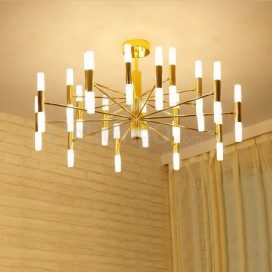 40 Light Golden Two Tiers Modern/ Contemporary Chandelier