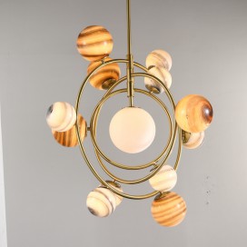 Fine Brass 13 Light Chandelier