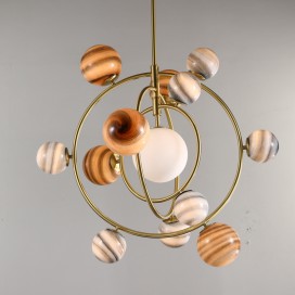 Fine Brass 13 Light Chandelier