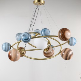 Fine Brass 13 Light Chandelier