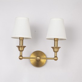 Fine Brass 2 Light Wall Sconce