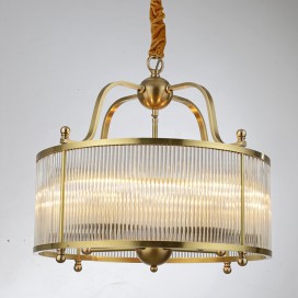 Fine Brass 5 Light Chandelier