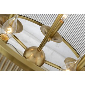 Fine Brass 5 Light Chandelier