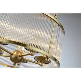 Fine Brass 5 Light Chandelier