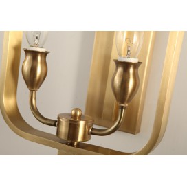 Fine Brass 2 Light Candle Style Wall Sconce