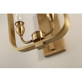 Fine Brass 2 Light Candle Style Wall Sconce