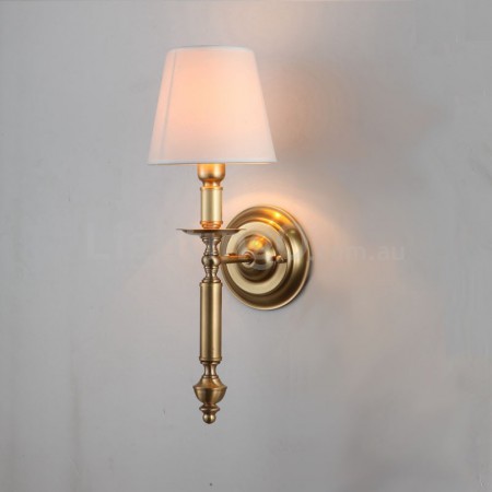 Fine Brass 1 Light Wall Sconce