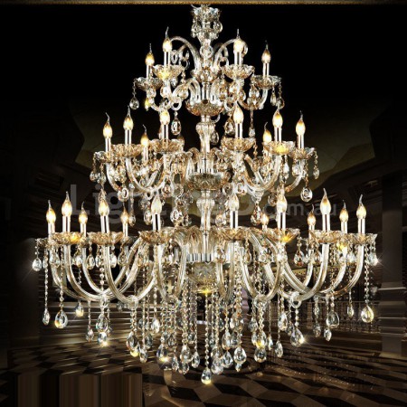 Cognac crystal chandelier deals