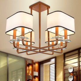 8 Light Single Tier Modern/ Contemporary Chandelier