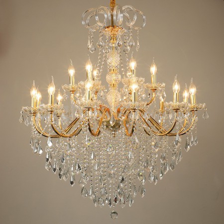 Gold metal chandelier deals