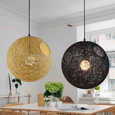 Modern/ Contemporary Bamboo Rattan Pendant Light