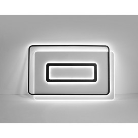 Modern Contemporary Rectangle Aluminum Alloy Flush Mount Ceiling Light