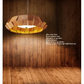 Modern/ Contemporary Wood Pendant Light