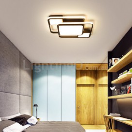 Square Modern Contemporary Aluminum Alloy Flush Mount Ceiling Light