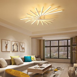 9 Light Modern Contemporary Aluminum Alloy Flush Mount Ceiling Light