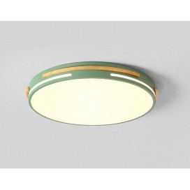 Modern Contemporary Round Stainless Steel Flush Mount Ceiling Light