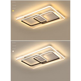 Modern Contemporary Rectangle Aluminum Alloy Flush Mount Ceiling Light