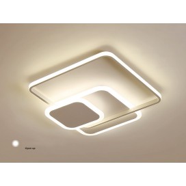 Modern Contemporary Square Aluminum Alloy Flush Mount Ceiling Light