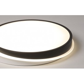 Modern Contemporary Stainless Steel Flush Mount Ceiling Light