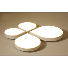 Modern Contemporary Macaron Children's Room Stainless Steel Flush Mount Ceiling Light