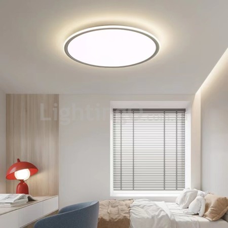 Modern Indoor Round Ultra-thin Flush Mount Ceiling Light