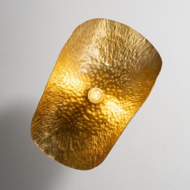 Fine Brass 1 Light Pendant Light with Pure Brass Shade