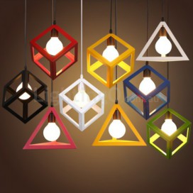 Modern/ Contemporary Multi Colors Metal 1 Light Pendant Light