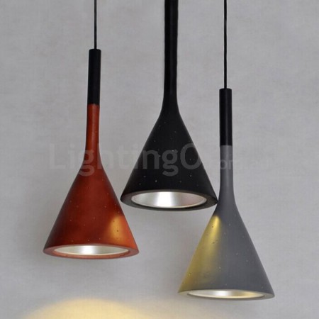 1 Light Vintage Cement Pendant Light