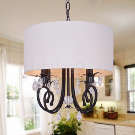 Rustic / Lodge Metal Drum Pendant Light