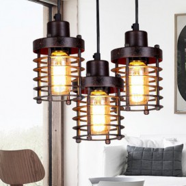 1 Light Retro / Vintage Copper Pendant Light