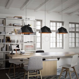 Black 1 Light Modern/ Contemporary Pendant Light