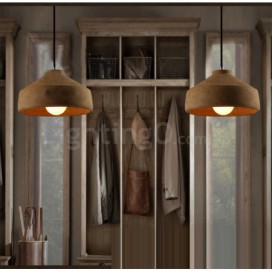 Modern/ Contemporary Cement Single Light Pendant Light